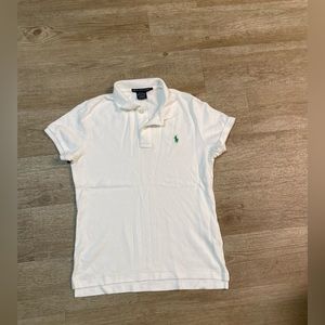 Women’s White Ralph Lauren Polo shirt